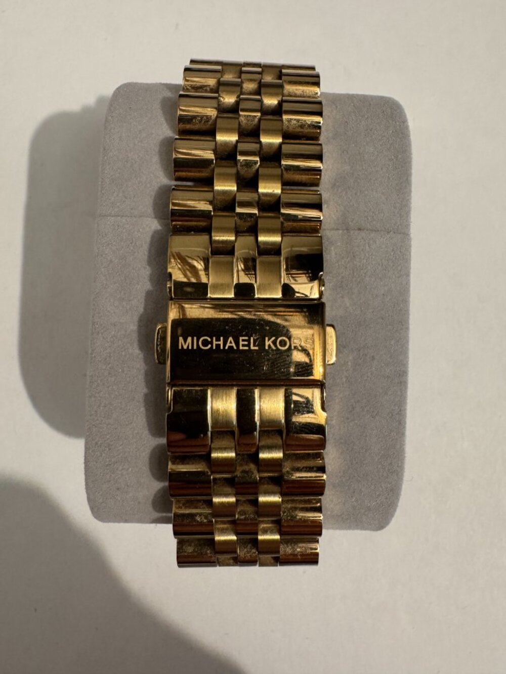 Michael Kors MK8286 Lexington Chronograph Black Dial Gold-tone Men's Watch - Picture 6 of 11